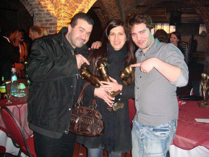Chantal et Jeff de Hot Video aux Awards de Bruxelles